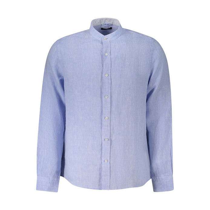 North Sails Blue Linen Shirt North Sails