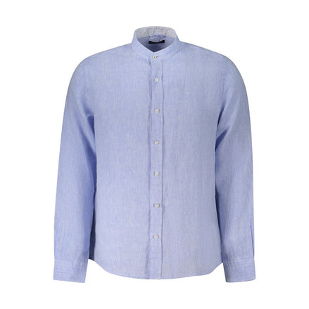North Sails Blue Linen Shirt North Sails
