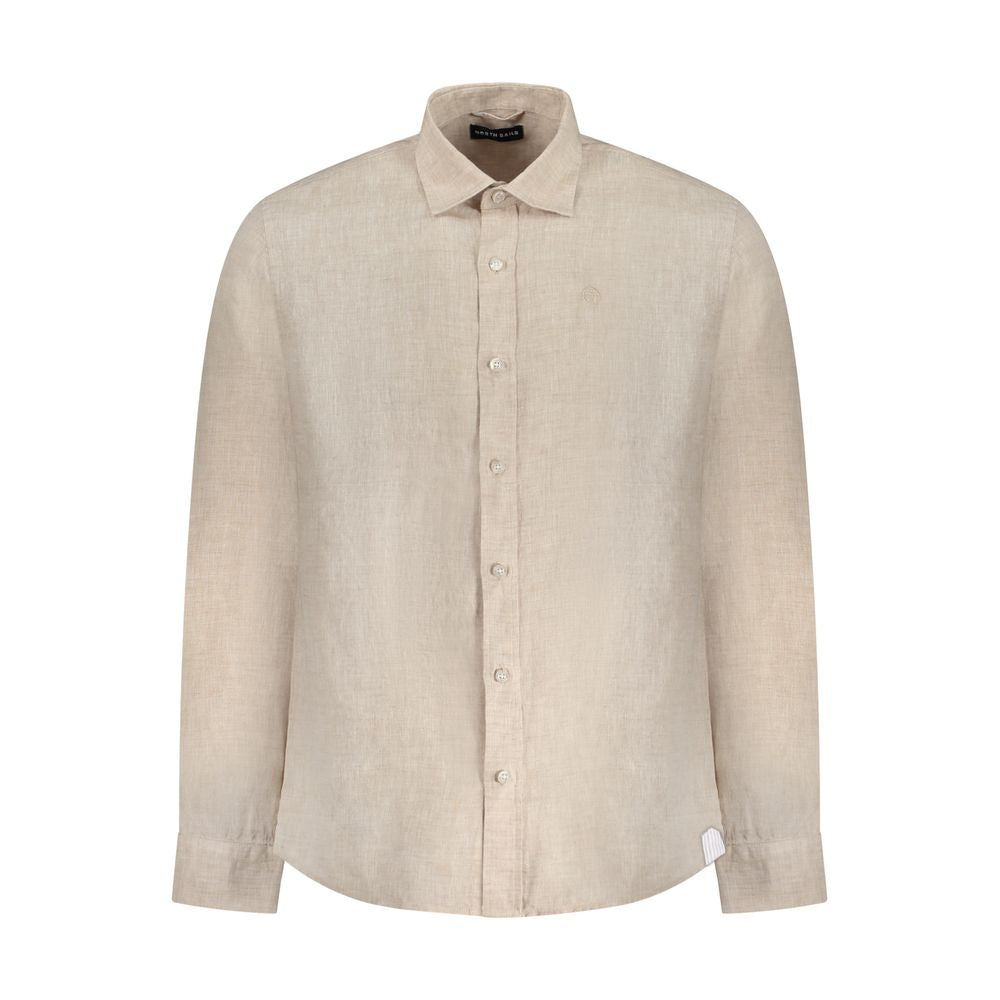 North Sails Beige Linen Shirt North Sails
