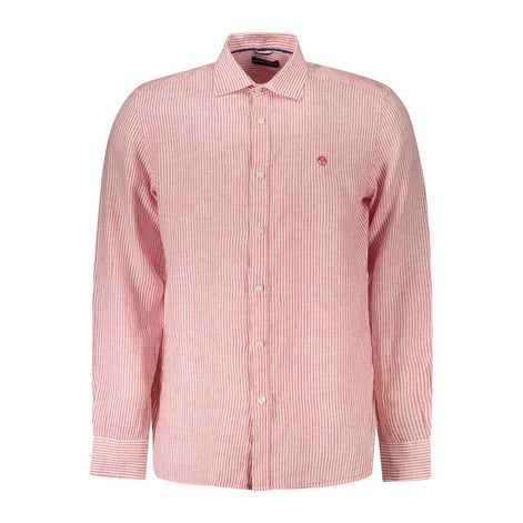 North Sails Red Linen Shirt North Sails