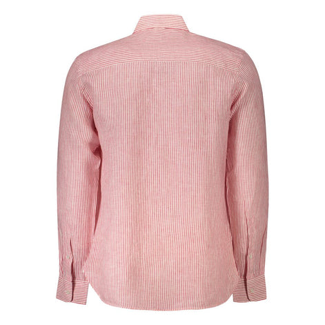 North Sails Red Linen Shirt North Sails