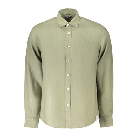 North Sails Green Linen Shirt North Sails