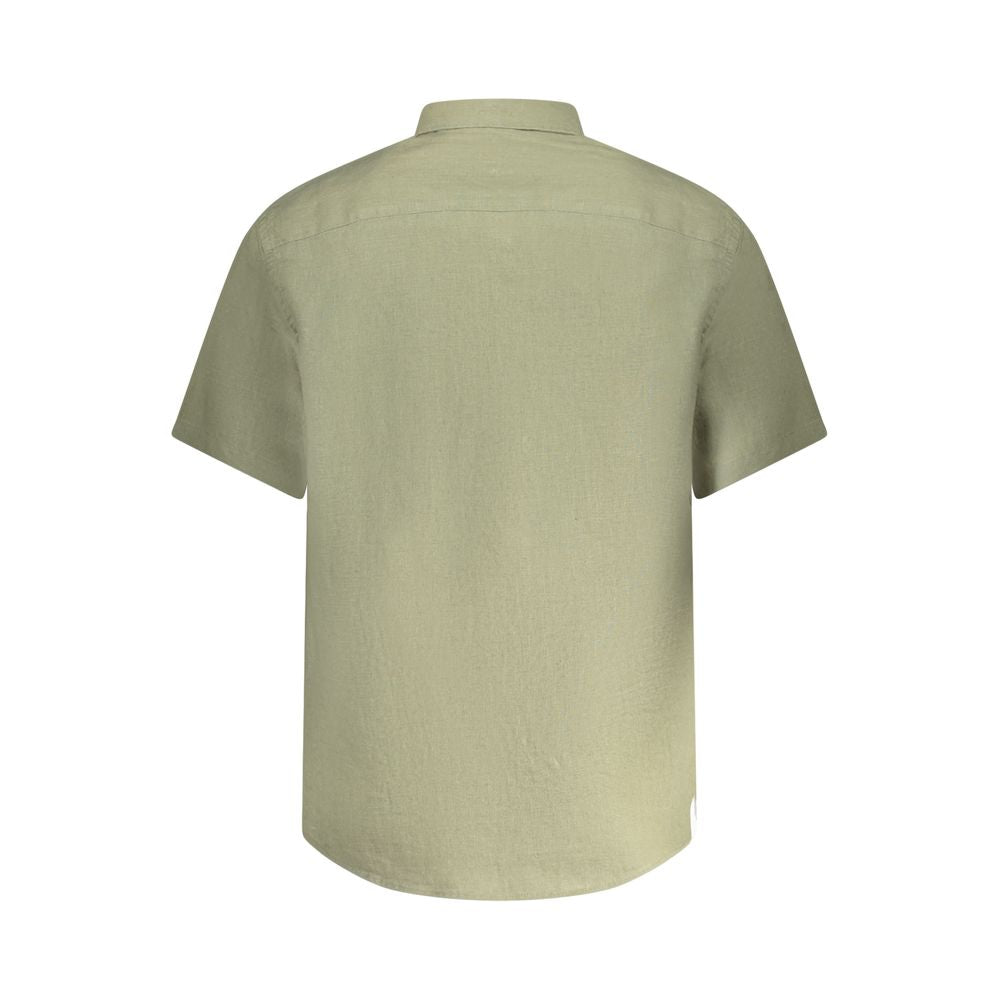 North Sails Green Linen Shirt North Sails