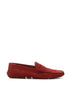 Bally Bordeaux Leather Moccassin Bally