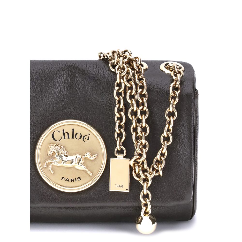 Chloé Brown Calf Leather Bos Taurus Shoulder Bag Chloé