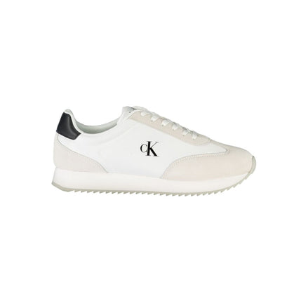 Calvin Klein White Leather Men Sneaker Calvin Klein