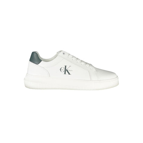 Calvin Klein White Leather Men Sneaker Calvin Klein