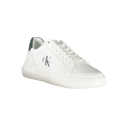 Calvin Klein White Leather Men Sneaker Calvin Klein
