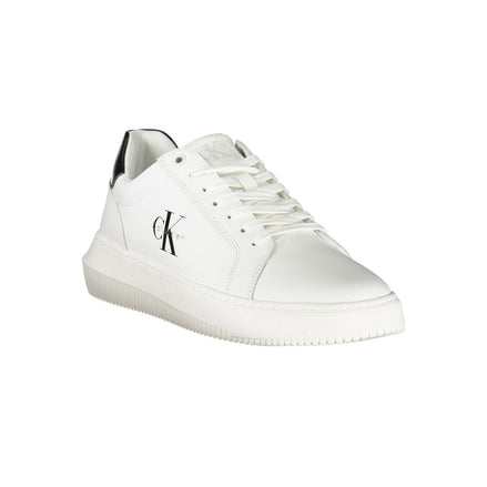 Calvin Klein White Leather Men Sneaker Calvin Klein