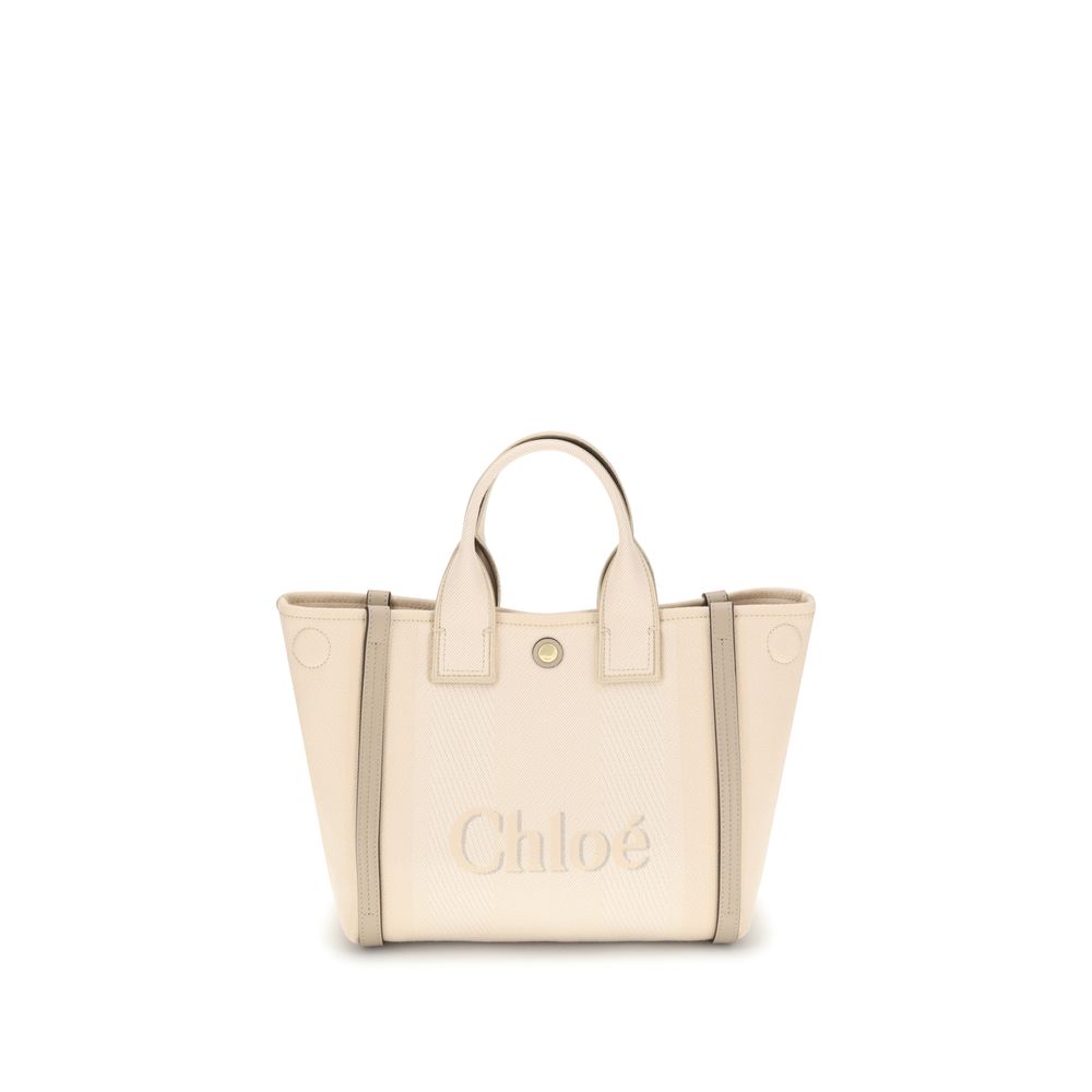 Chloé Beige Cotton Handbag Chloé