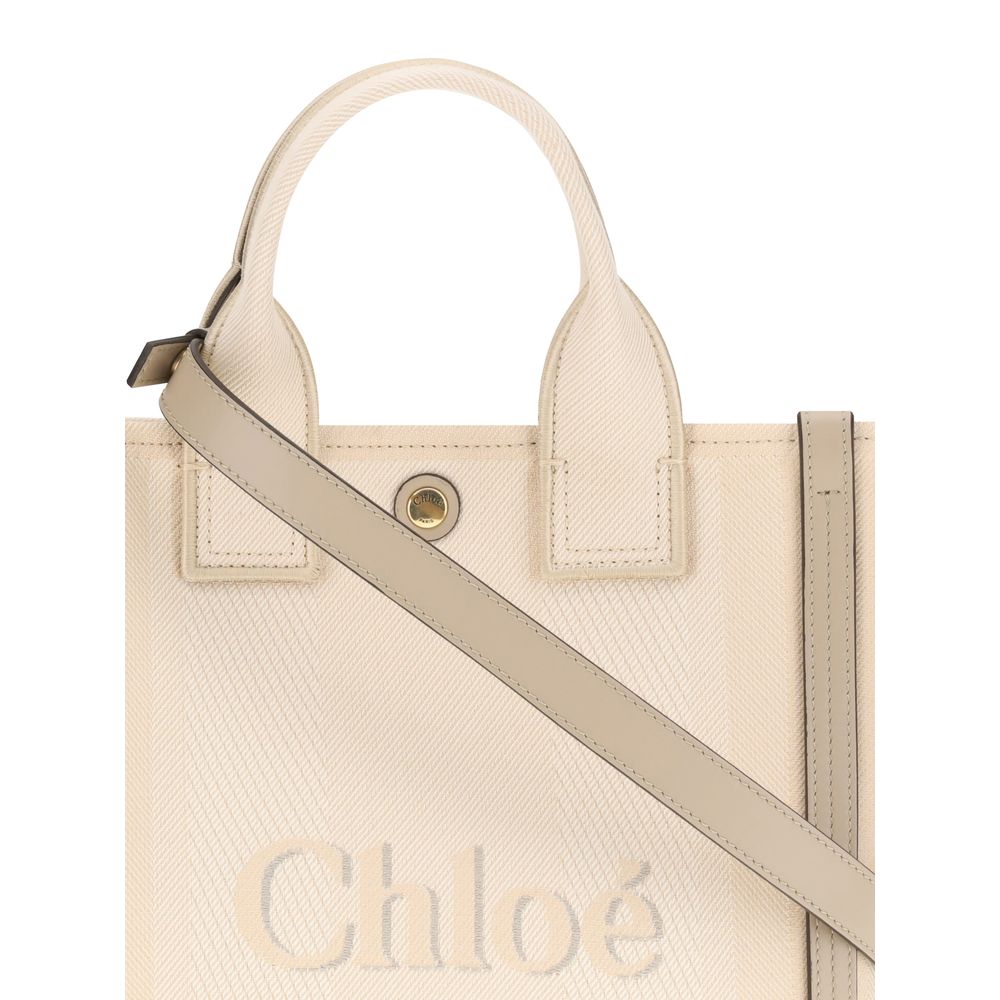 Chloé Beige Cotton Handbag Chloé