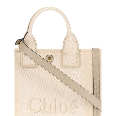Chloé Beige Cotton Handbag Chloé