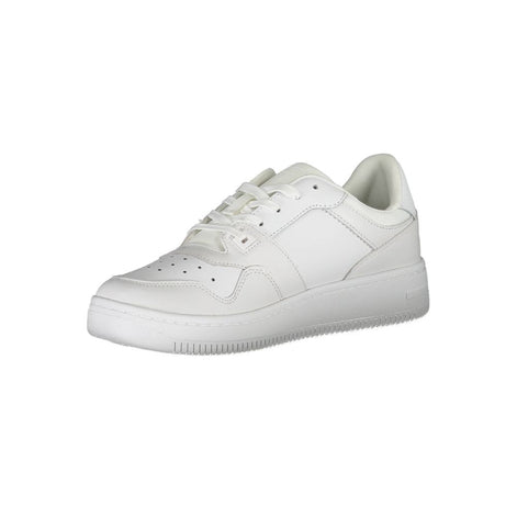 Tommy Hilfiger White Polyester Sneaker Tommy Hilfiger