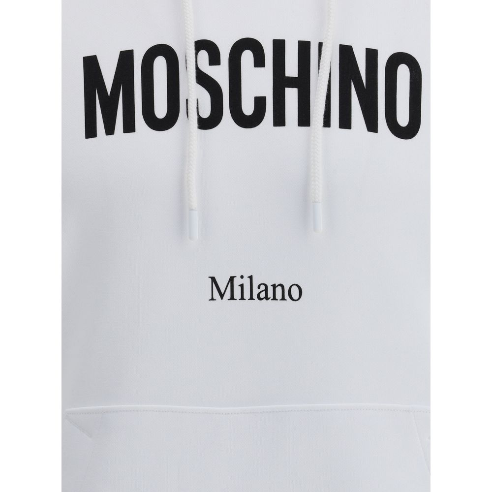 Moschino White Cotton Sweatshirt Moschino