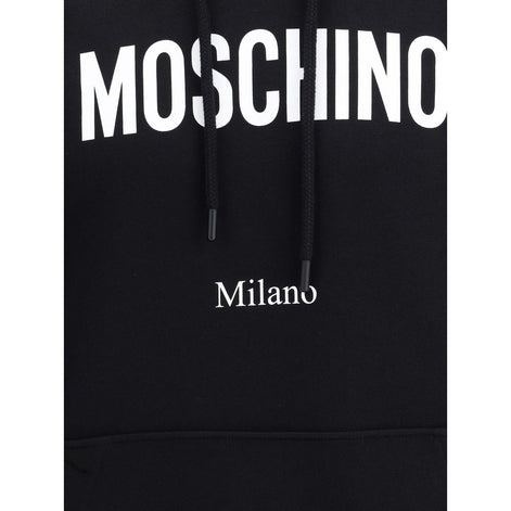 Moschino Black Cotton Sweatshirt Moschino