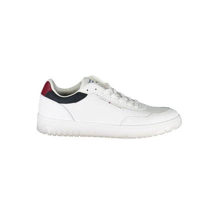 Tommy Hilfiger White Leather Sneaker Tommy Hilfiger