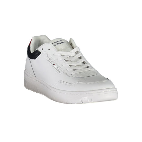 Tommy Hilfiger White Leather Sneaker Tommy Hilfiger