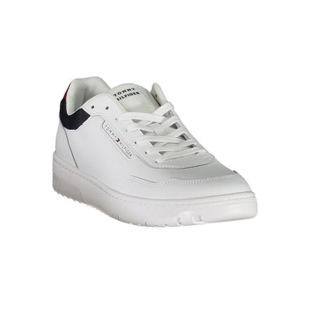Tommy Hilfiger White Leather Sneaker Tommy Hilfiger