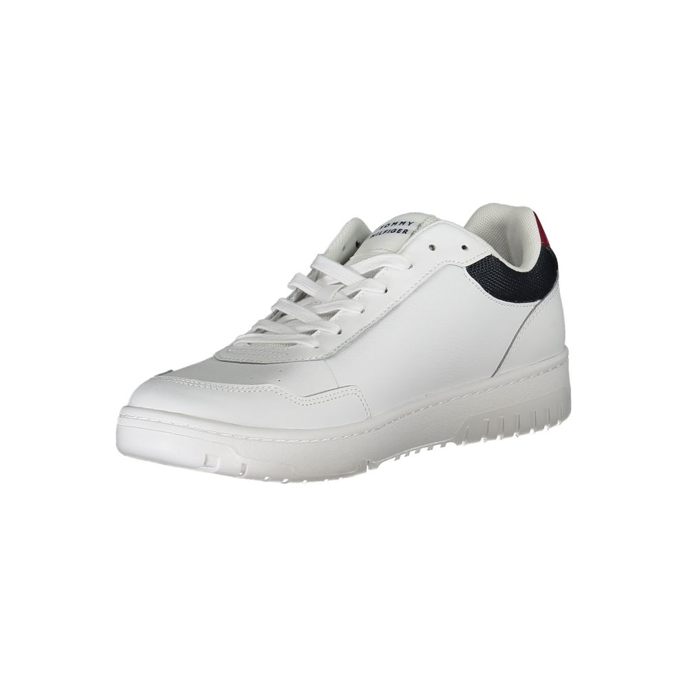 Tommy Hilfiger White Leather Sneaker Tommy Hilfiger