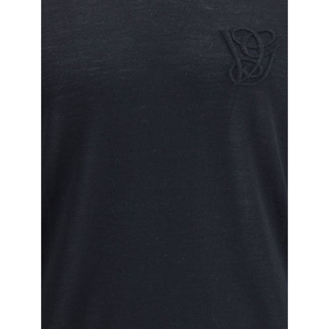 Valentino Black Fleece Wool Sweatshirt Valentino