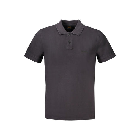 Hugo Boss Black Cotton Men Polo Hugo Boss