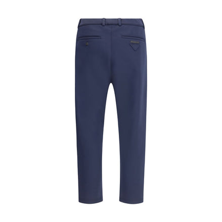 Prada Blue Polyester Casual Pants Prada