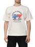 Dolce & Gabbana White Love Peace Cotton Men Crew Neck T-shirt Dolce & Gabbana