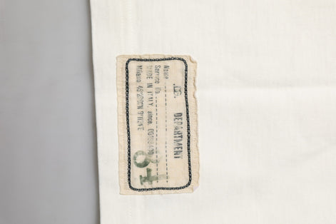 Dolce & Gabbana White Love Peace Cotton Men Crew Neck T-shirt Dolce & Gabbana