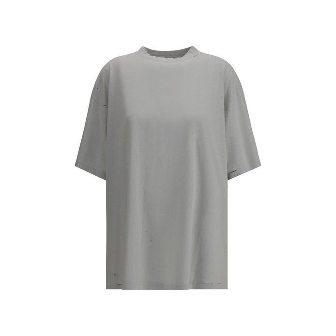 Balenciaga Gray Cotton T-Shirt Balenciaga