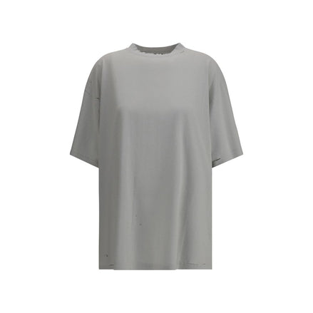 Balenciaga Gray Cotton T-Shirt Balenciaga
