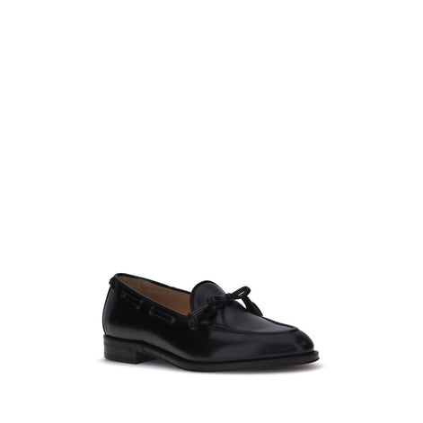 Valentino Garavani Black Calf Leather Bos Taurus Slip-On Loafers Valentino Garavani
