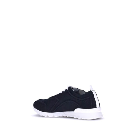 Kiton Black Cotton Athletic Sneakers Kiton
