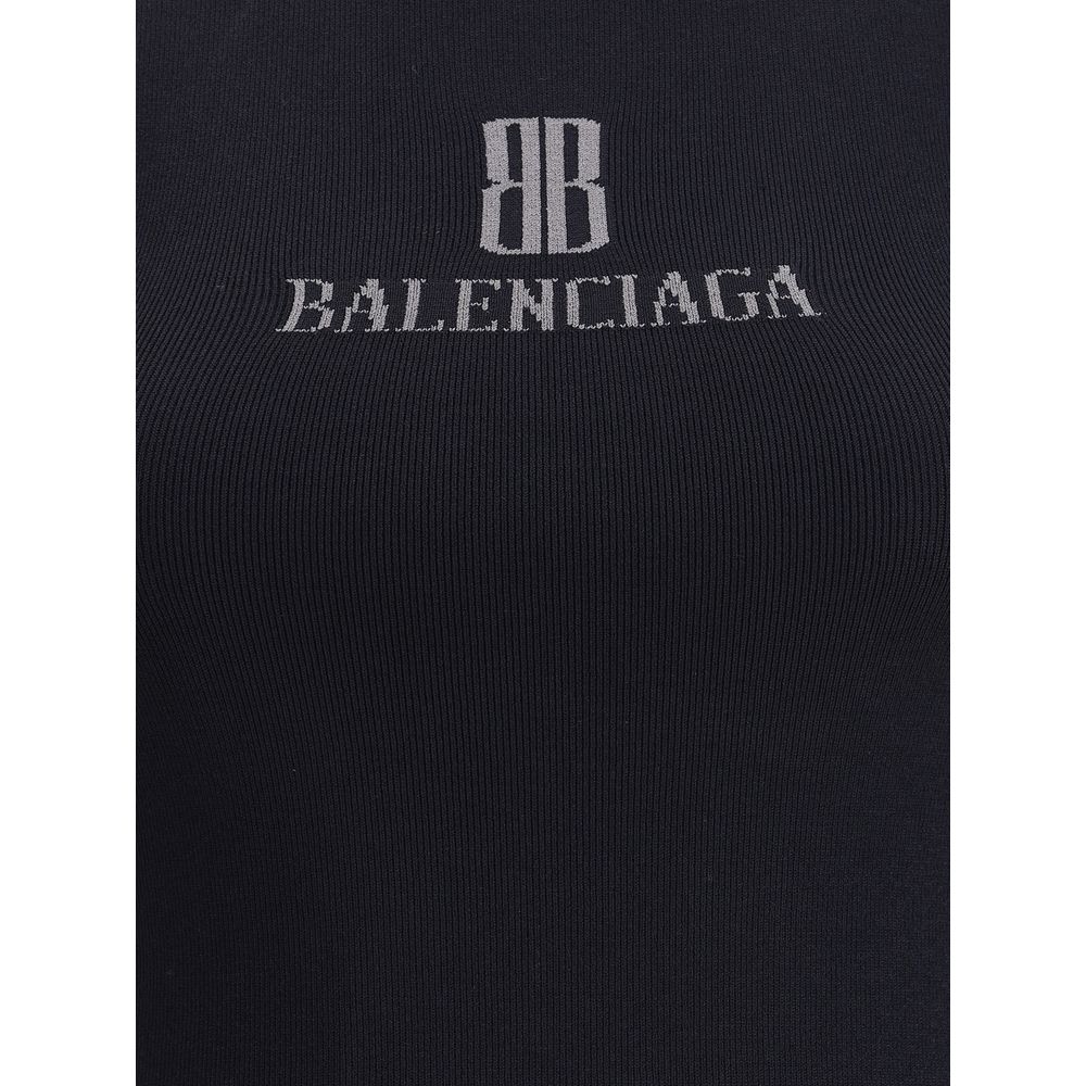 Balenciaga Black Viscose Top Balenciaga