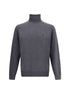 Etro Gray Wool Turtleneck Etro