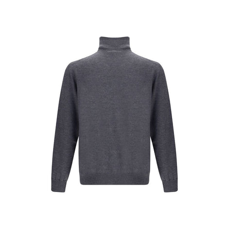 Etro Gray Wool Turtleneck Etro