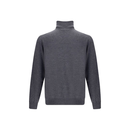 Etro Gray Wool Turtleneck Etro
