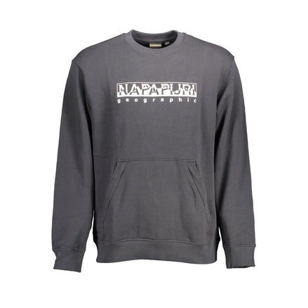 Napapijri Black Cotton Men's Sweatshirt Napapijri