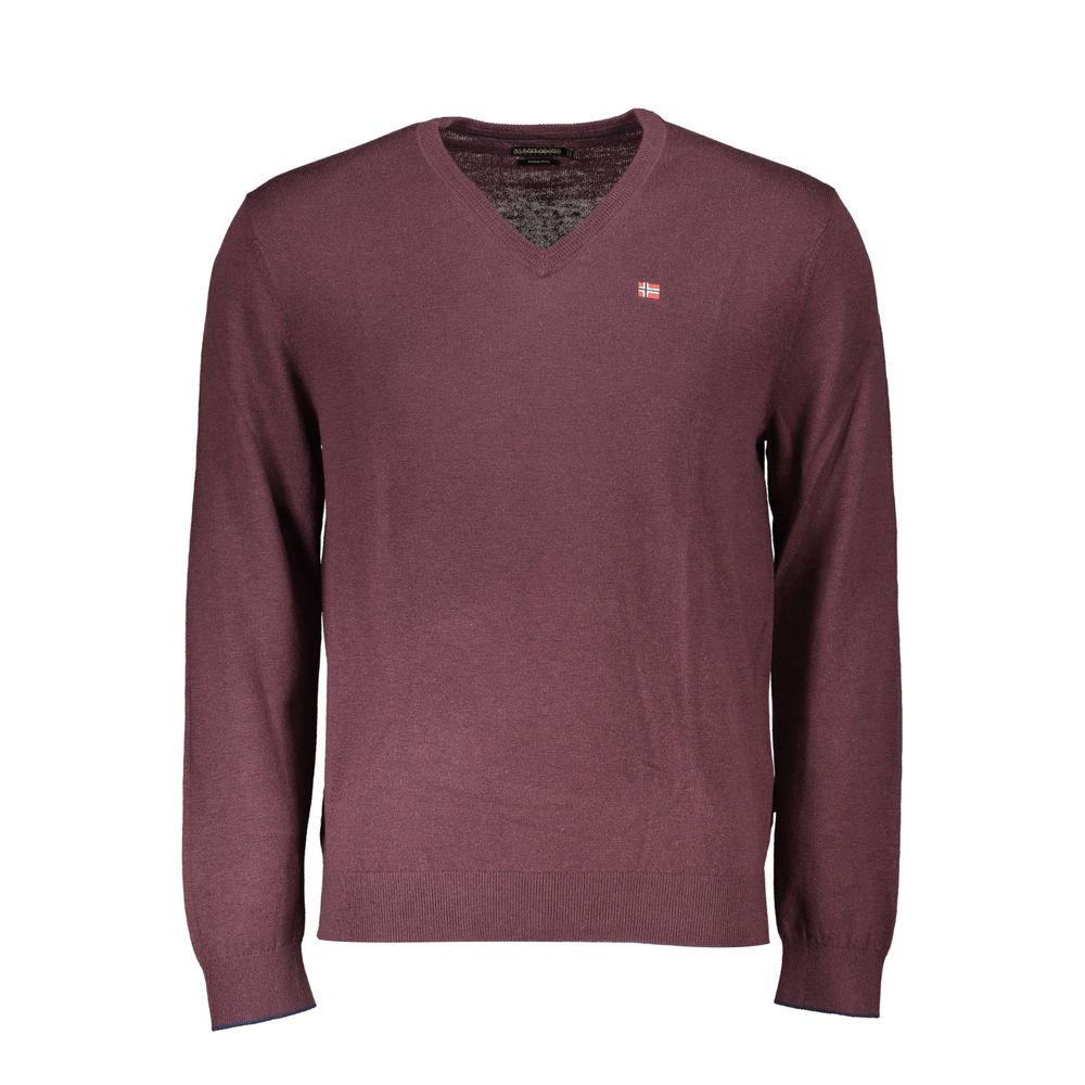 Napapijri Rosso Wool Men Sweater Napapijri