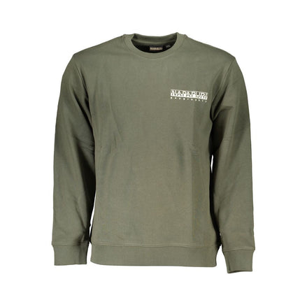 Napapijri Verde Cotton Men Sweatshirt Napapijri