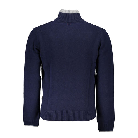 Napapijri Blue Tessuto Men's Sweater Napapijri