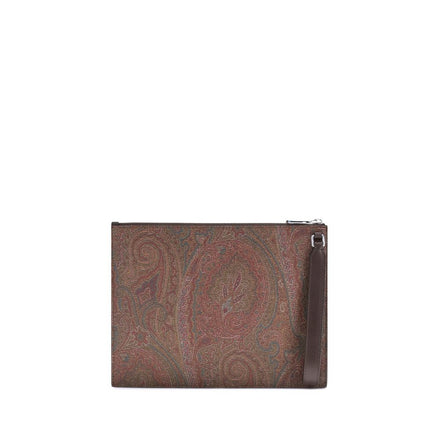 Etro Multicolor Cotton Clutch Bag Etro