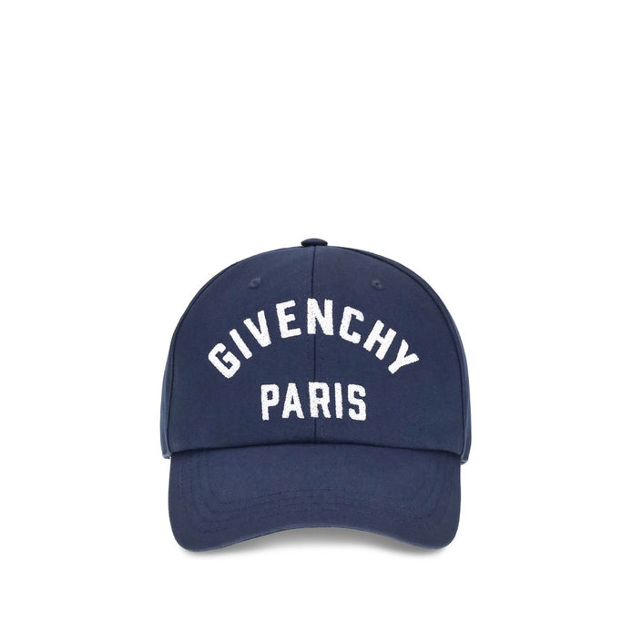 Givenchy Blue Cotton Cap (Baseball Hat) Givenchy