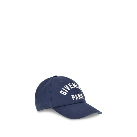 Givenchy Blue Cotton Cap (Baseball Hat) Givenchy