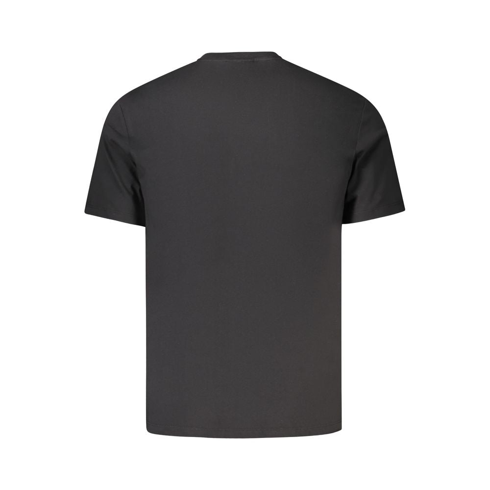 Calvin Klein Black Cotton Men T-Shirt Calvin Klein