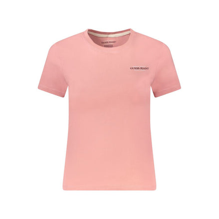 Guess Jeans Rosa Cotton Women T-Shirt Guess Jeans