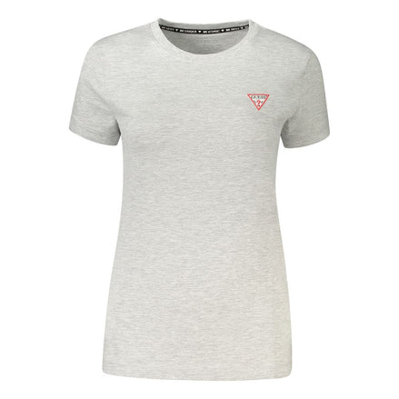 Guess Jeans Grigio Organic Cotton Women T-Shirt Guess Jeans