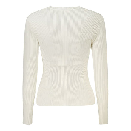 Guess Jeans Bianco Viscosa Women Sweater