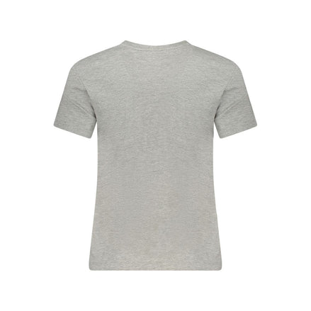 Guess Jeans Grey Organic Cotton Women T-Shirt Guess Jeans