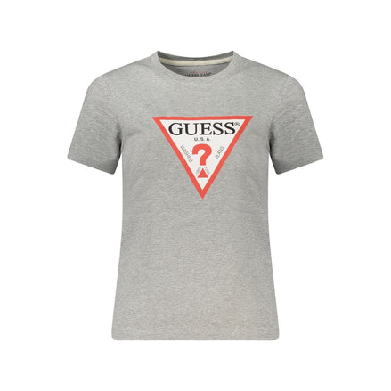 Guess Jeans Grigio Cotton Women T-Shirt Guess Jeans