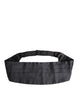 Dolce & Gabbana Dark Blue 100% Silk Belt Waist Cummerbund Dolce & Gabbana